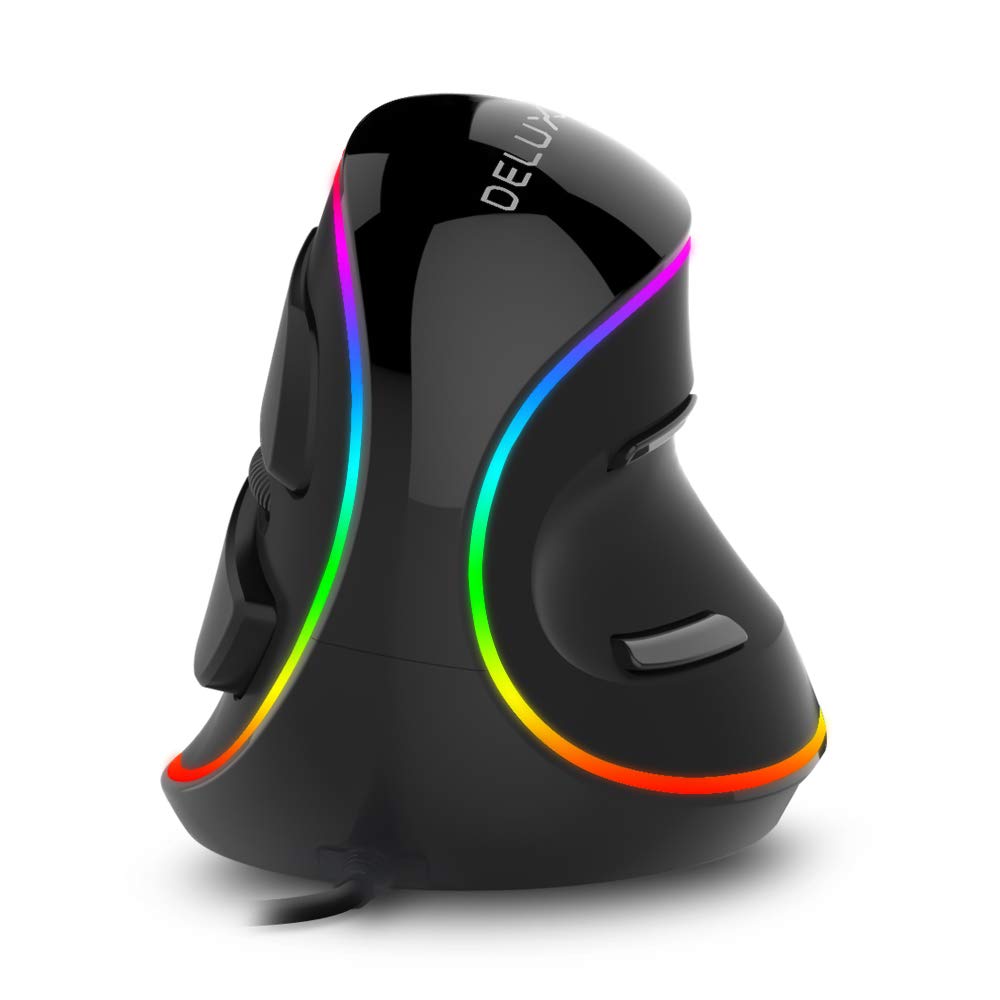 Ergonomics Vertical Gaming Mouse 6 Buttons Wired Wireless Right Hand Mice for PC Laptop Computer