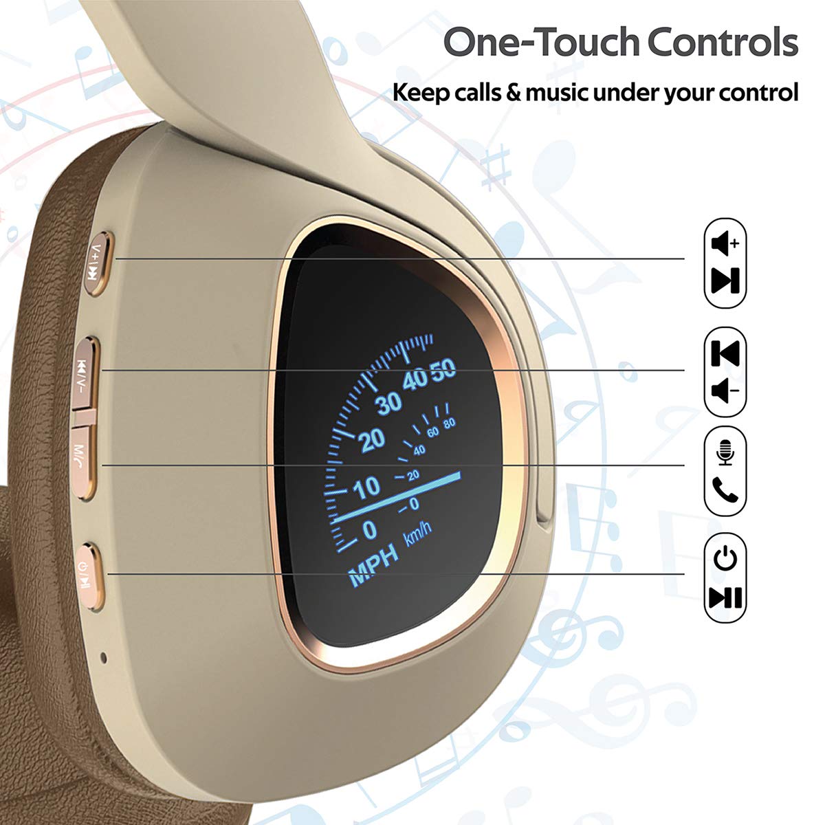 Flashing Wireless Headphones