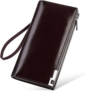 Cash Bag Cowhide Wallet Large Capacity