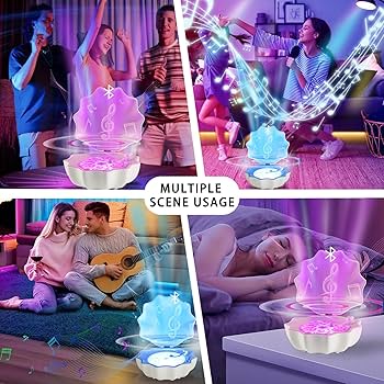 Shell Lamp with Bluetooth Speaker