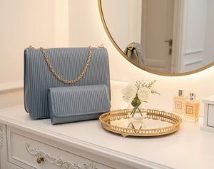 Accordion Bag & Wallet Set