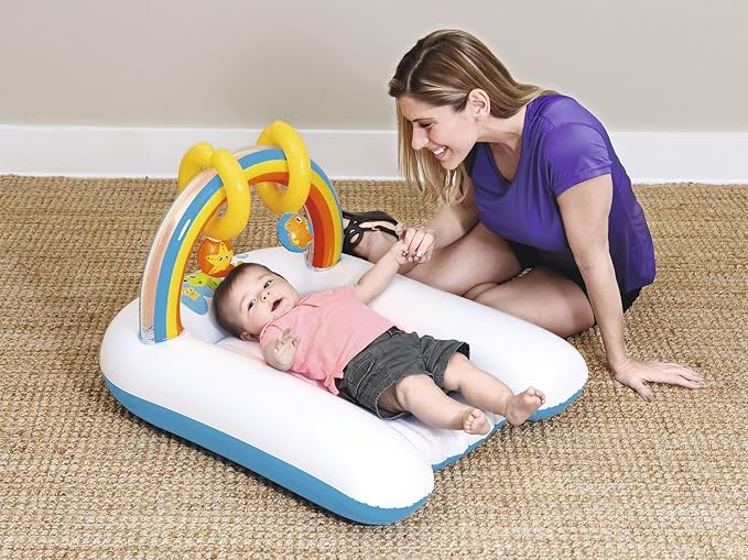 Bestway - Inflatable Baby Play Mat & Lounger with Rainbow Arch Ⓢ