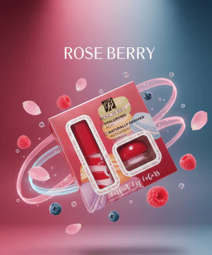 Rose Berry - Two Tone Lip Gloss & Lip Balm Set